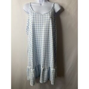 Wall Flower Womens Gingham Dress Size 2X Cottagecore Easter Wedding Guest Fairy